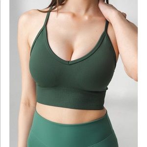 The flow bra Malachite Small